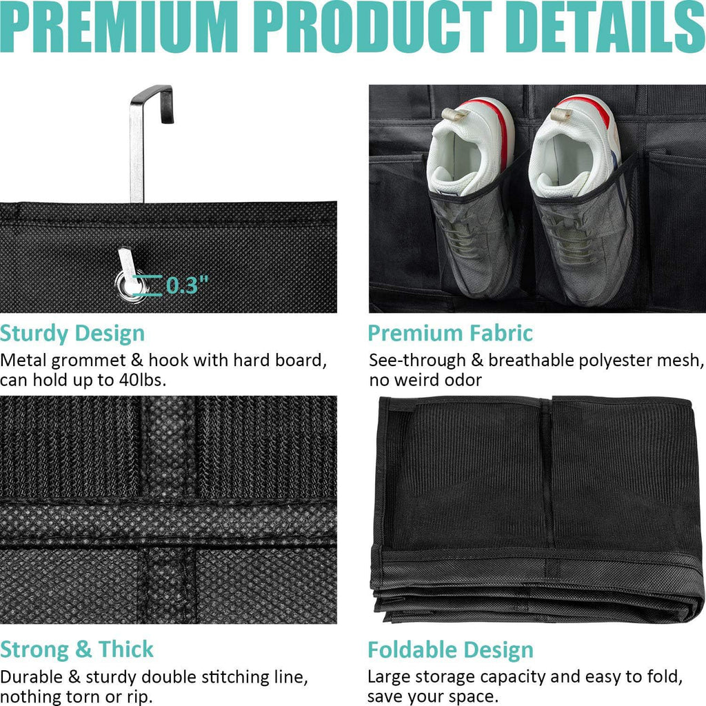 Hanging Closet Pocket Organizer – 14, 24 or 35 Pockets