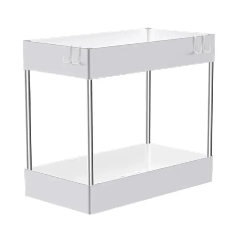 Multi-Purpose 2-Tier Under Sink Storage Rack