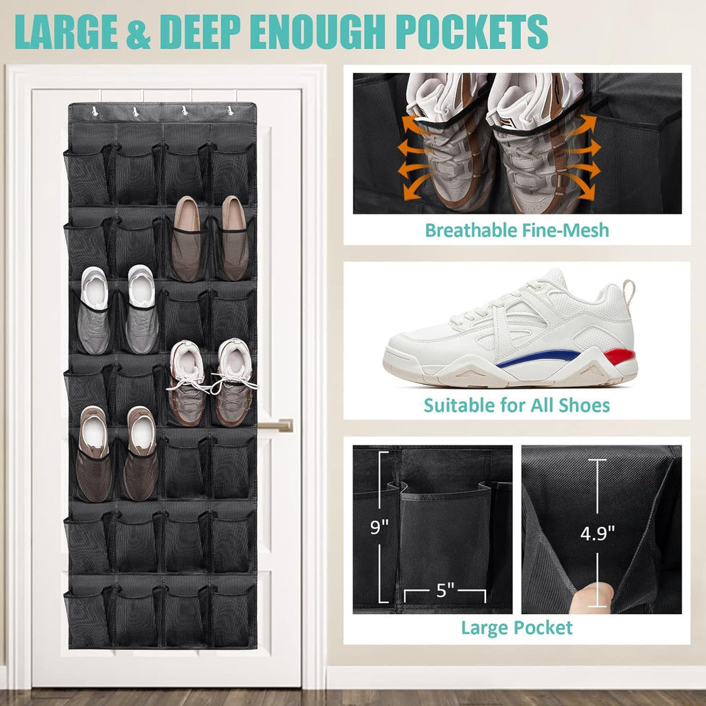 Hanging Closet Pocket Organizer – 14, 24 or 35 Pockets
