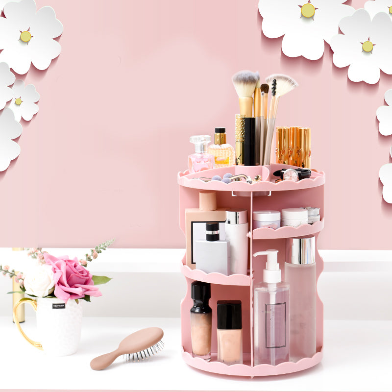 360° Rotating Makeup & Skincare Organizer
