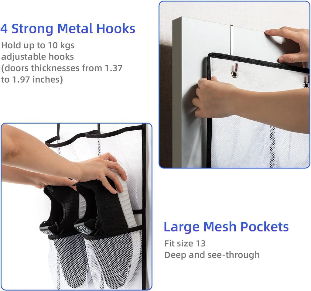 Hanging Closet Pocket Organizer – 14, 24 or 35 Pockets